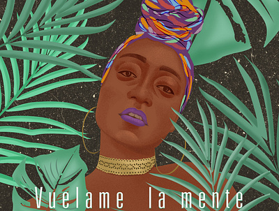 Cover illustration adobe illustrator afro afrowomen blackart branding creativeblackwomen design digitalart draw drawingart illustration typography vector website