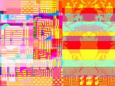 Fictional Science apocalypse big bold colors characters colors comics dreams dribbble geometric graphic art graphic design illustration japan kanji language magic manga multiverse prismatic symbols tv