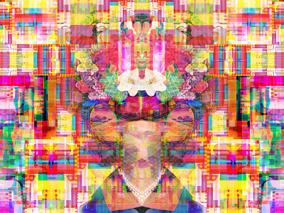 A Landscape Without Hearing bigboldcolor collage dreams dribbble flowers geometric glitchart graphicdesign identity illusion illustration kanji magic multicolor multiverse nature reality symbols transformation typography