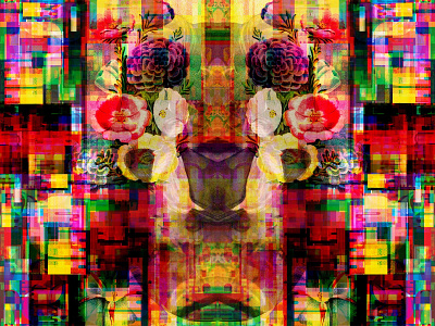A Calypso of Eclipse abstract realism art branding collage creative design drawing dribbble dribbblers flowers geometric glitch art graphic design identity illustration illustrator multiverse nature photoshop transformation