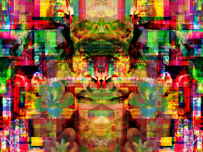 Secretly Summoned Seasons collage color dreams dribbble flowers geometric glitchart graphicdesign identity illusion illustration letters magic multiverse nature print reality symbols transformation typography