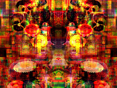 Echoing Secondhand abstractrealism branding collage color dreams dribbble flowers glitchart graphicdesign identity illusion illustration magic multiverse nature plants print symbols transformation typography
