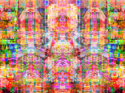 The Crystal Vice of No Voice big bold colors collage color dreams dribbble geometric glitchart graphic design identity illusion illustration kanji letters magic metaphysics multiverse reality symbols transformation typography