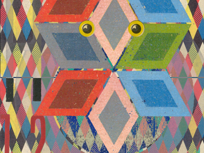 Detective Club color eye geometry magic realism mandala mysticism owl pattern poster texture yantra