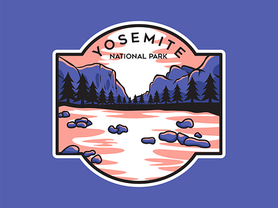 yosemite national park badge logo