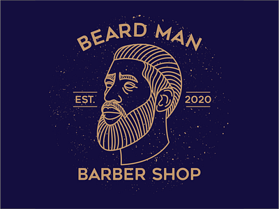 beard man logo