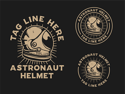 astrounot astronaut astronomy badge design helmet illustration ilustractor logo tshirt vector vintage