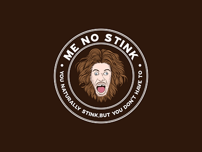 me no stink branding design graphic design illustration logo tshirt vector vi vintage