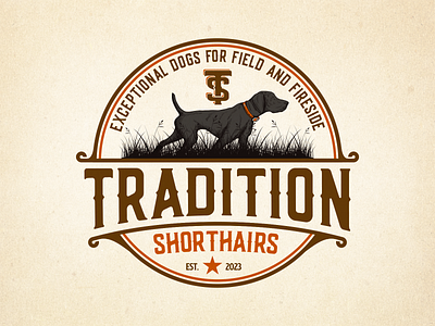 Logo For tradition shorthairs design illustration ilustractor logo vector vintage