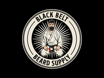 black belt beard supply Logo