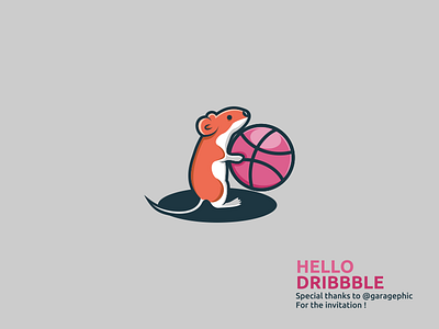 first shot, logo designs. design dribble logo mause