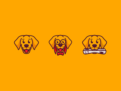 3 dog logo concept