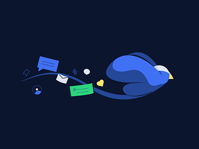 Lisk - Twiter Header Illustration