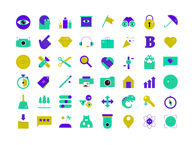Icons for Mobius Labs branding icons illustration ui