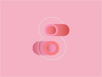 8 8 design illustration type typography