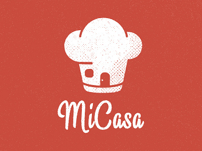 micasa logo wip chef cooking home logo micasa