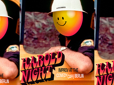 Harold night comedy improv poster