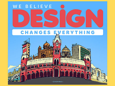 Design. Chennai. chennai cover cover image design graphic design scribble sketch