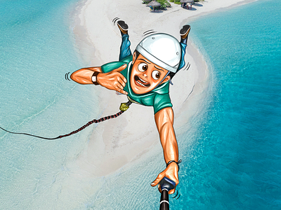 Skydiving caricature fun art jumping meinsketch pankajsadasivan selfie sketch skydive skydiving wacom