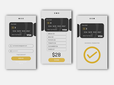 Daily UI 001 - Credit Card checkout app credit card credit card checkout credit card payment daily 100 daily 100 challenge dailyui design ui ux vector
