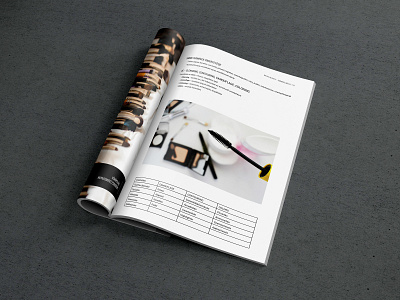 Basic Beauty Publication Design, Illustration design illustration makeup print publication publication design typography
