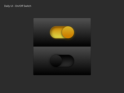 On/Off switch Daily UI daily 100 daily 100 challenge dailyui design icon on off switch onoff switch onoffswitch switch ui uidesign uidesigner ux