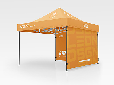Display Tent Mockup Free PSD branding exibition freebies mockup tent