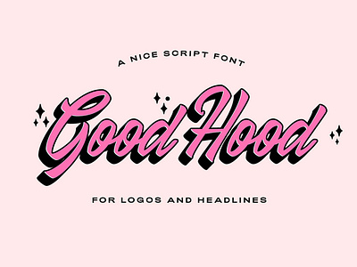 GoodHood Brush Script Font