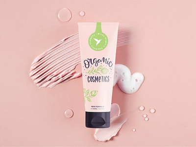 Cosmetic Tube Mockup Free PSD