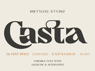 Casta – Display Sans Serif Font Sample