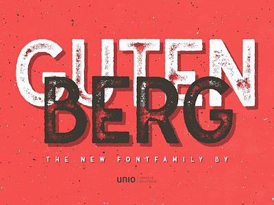 Gutenberg – Font (Free Edition) font font design freebies