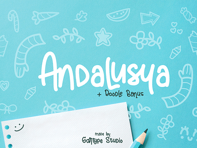 Andalusya Script Font font font design freebies