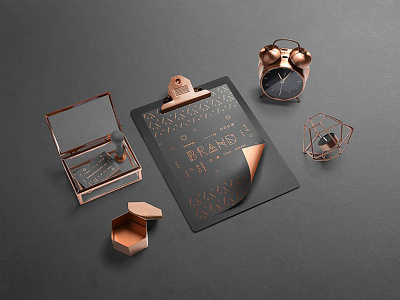 Free* Isometric Branding Mockup Scene design freebies isometric mockup scene creator