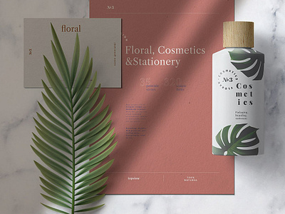 Free* Fern Stationery Mockup Scene mockup scene scene creator stationery