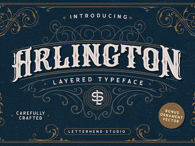 Arlington Font font font design freebies