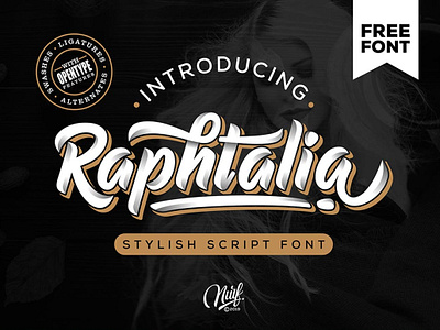 Free* Raphtalia Font design font font design freebies