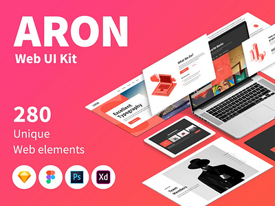 ARON Web UI Kit Sample design freebies ui