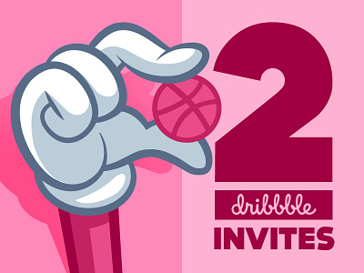 2 Dribbble invitations!! dribbble dribbble invitation dribbble invite invite