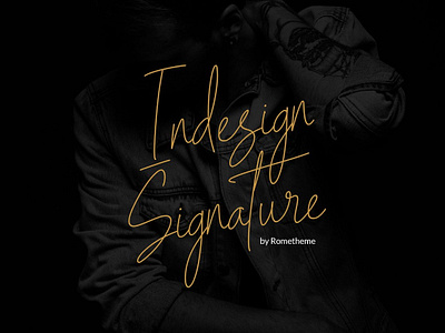 Indesign Signature Free Font font freebies