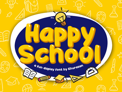 Happy School Font Demo font freebies