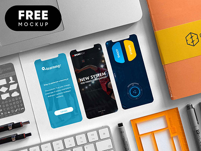 App Mockup Free PSD