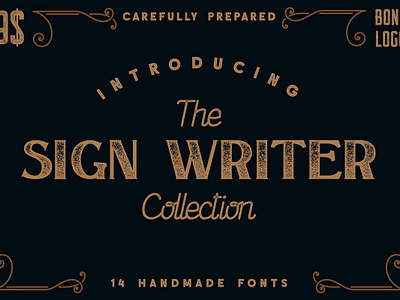 The Sign Writer Font Demo font font design freebies