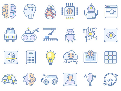 Robotic Icon Set freebies icon