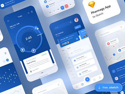 Pharmagy Medical App UI Sample freebies medical ui uidesign