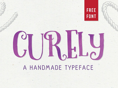 Curely – Handmade Font Sample font freebies