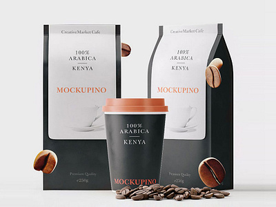 Coffee Maniac Mockup Sample branding coffee freebies mockup pack packaging