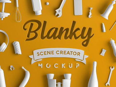 Blanky – Scene Creator Mockup Sample Free PSD