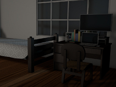 3D Modeled Room