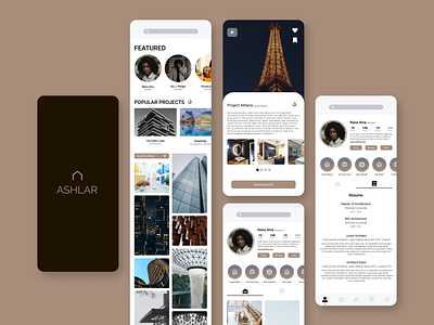 Ashlar - Find and Hire Architects and Interior Designers design ui