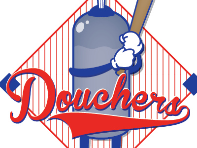 Douchers baseball douchers logo